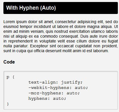 圖 3.利用 hyphens 實現兩端對齊