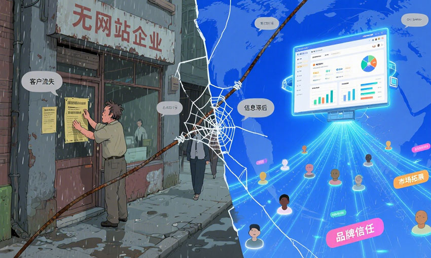 企業(yè)認為“不需要網(wǎng)站”的后果分析