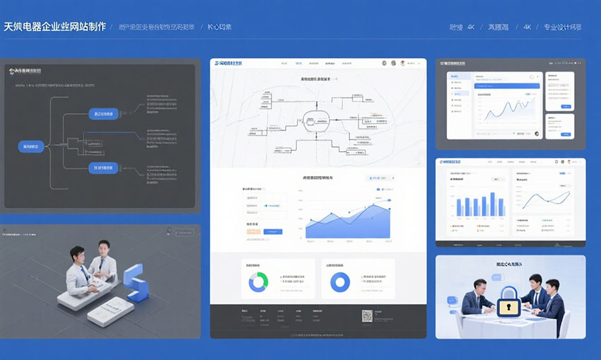 天水電器企業(yè)網(wǎng)站建設(shè)制作過程中的核心因素