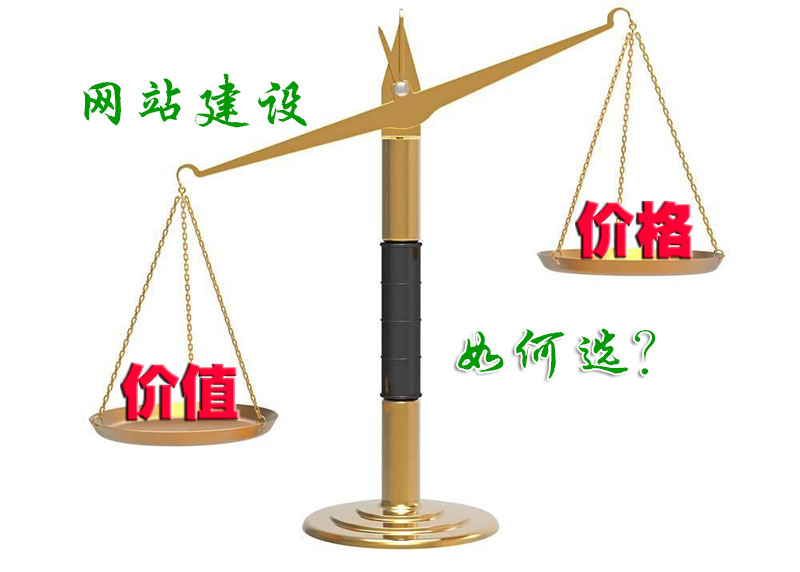 網(wǎng)站建設不能只看價格 而是著重看網(wǎng)站價值